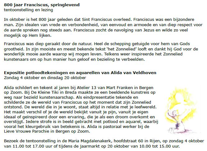Klik op het voorblad om deze Maandinfo te openen.